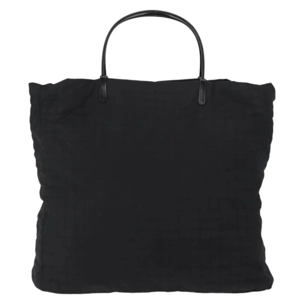 PRADA Hand Bag Nylon Black Silver Auth ka079 - Picture 2 of 16